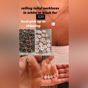 Initial necklaces